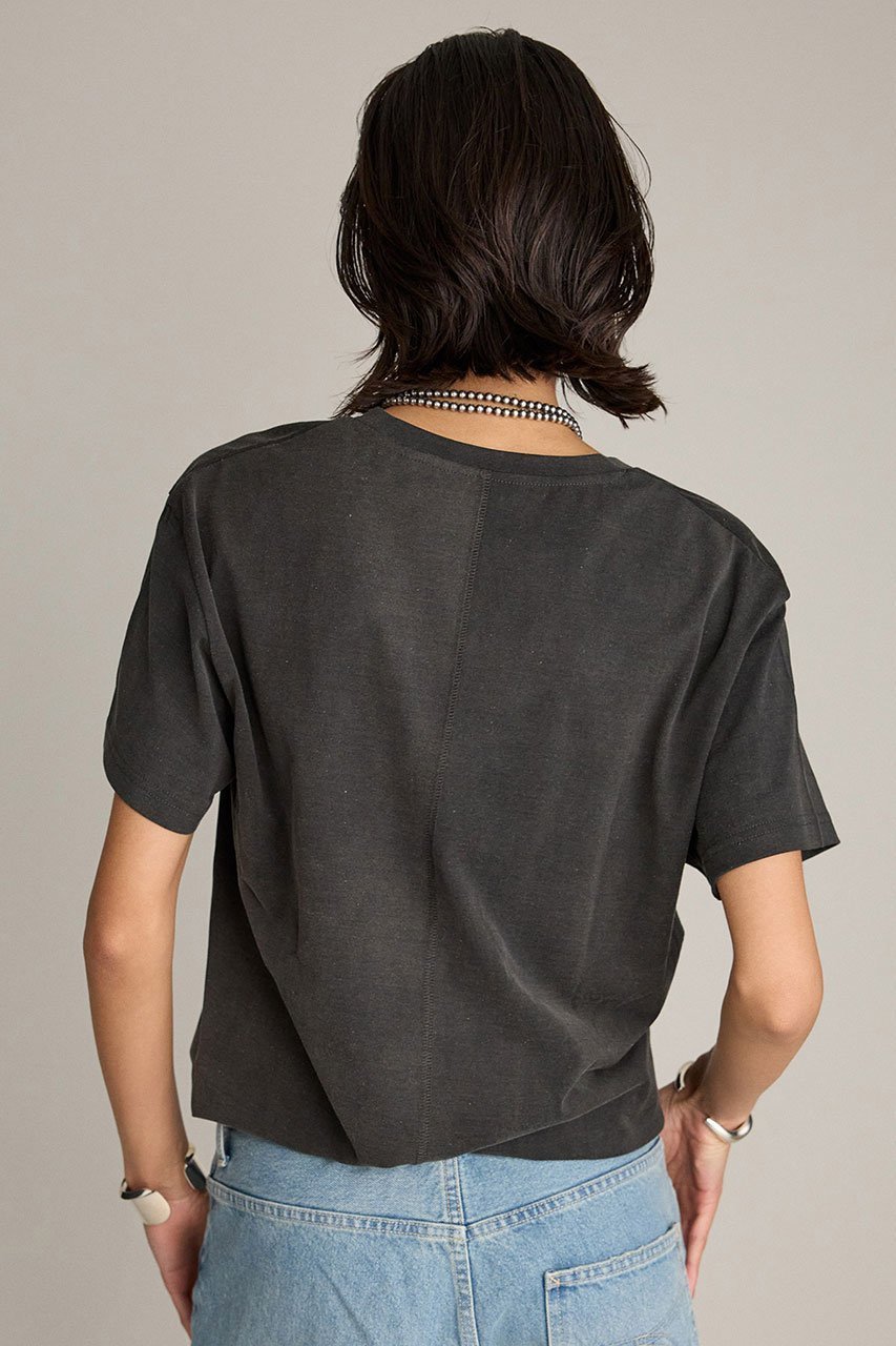 【ブリル/BRILL】のビンテージライクVネックTシャツ 人気、トレンドファッション・服の通販 founy(ファニー) 　ファッション　Fashion　レディースファッション　WOMEN　トップス・カットソー　Tops/Tshirt　シャツ/ブラウス　Shirts/Blouses　ロング / Tシャツ　T-Shirts　カットソー　Cut and Sewn　Vネック　V-Neck　ショート　Short　シンプル　Simple　スリーブ　Sleeve　ワーク　Work　ヴィンテージ　Vintage　NEW・新作・新着・新入荷　New Arrivals　other-3|ID: prp329100004570117 ipo3291000000032335159