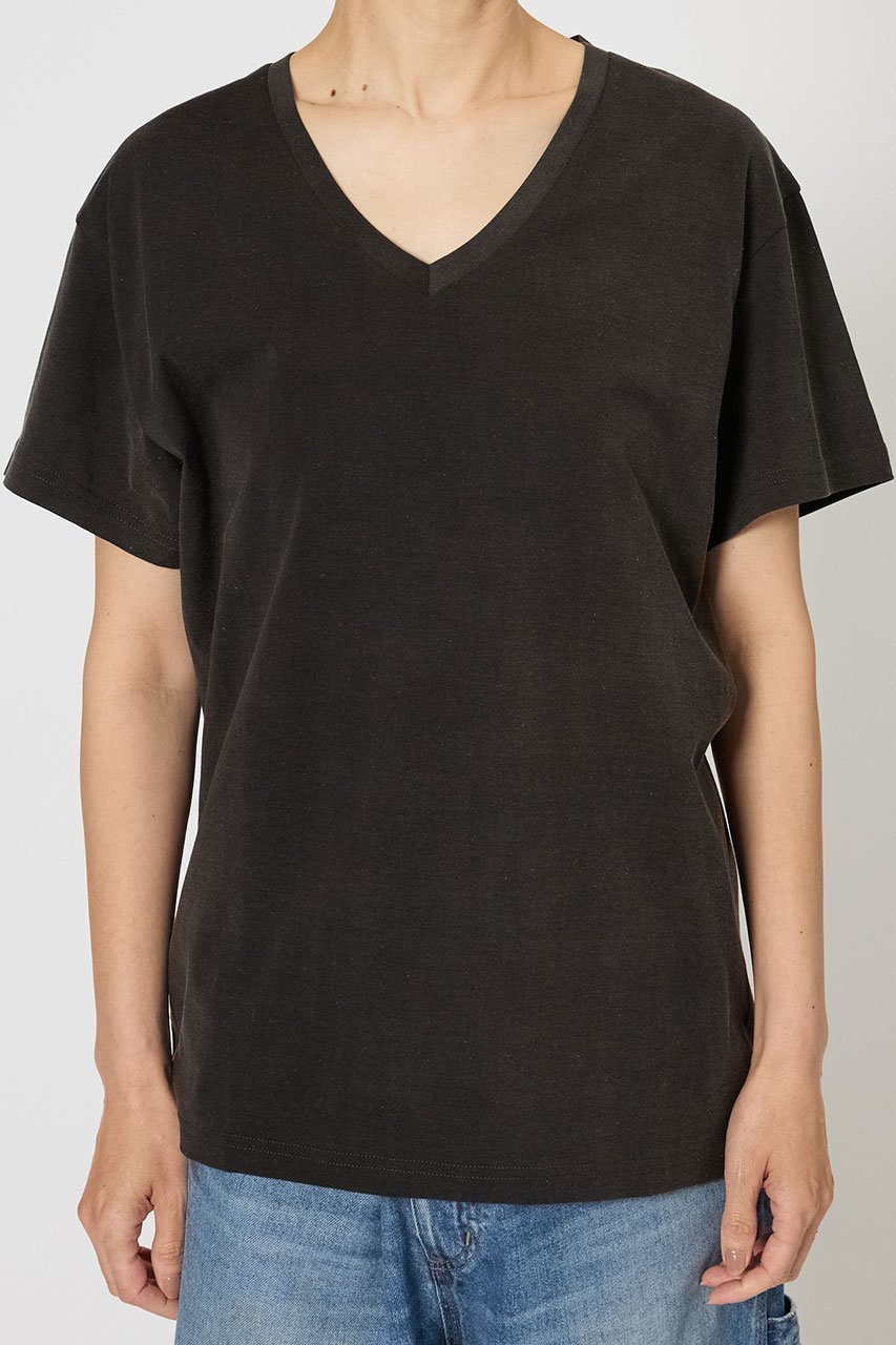 【ブリル/BRILL】のビンテージライクVネックTシャツ 人気、トレンドファッション・服の通販 founy(ファニー) 　ファッション　Fashion　レディースファッション　WOMEN　トップス・カットソー　Tops/Tshirt　シャツ/ブラウス　Shirts/Blouses　ロング / Tシャツ　T-Shirts　カットソー　Cut and Sewn　Vネック　V-Neck　ショート　Short　シンプル　Simple　スリーブ　Sleeve　ワーク　Work　ヴィンテージ　Vintage　NEW・新作・新着・新入荷　New Arrivals　other-7|ID: prp329100004570117 ipo3291000000032335166