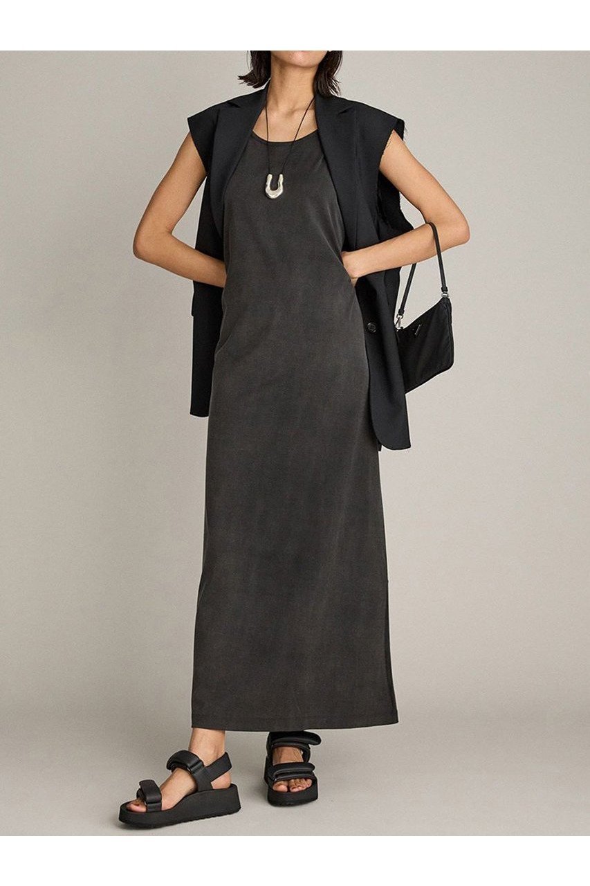 【ブリル/BRILL】のアメスリフレアカットワンピース 人気、トレンドファッション・服の通販 founy(ファニー) 　ファッション　Fashion　レディースファッション　Fashion for Women　ワンピース　Dresses　チュニック　Tunic Tops & Dresses　アメリカン　American Style　コンパクト　Compact, Small Size　スリーブ　Sleeve, Long Sleeve / Short Sleeve　チュニック　Tunic, Long Top　ロング　Long, Long-Length　ワーク　Workwear, Utility Style　ヴィンテージ　Vintage Style　夏　Summer　 other-1|ID: prp329100004570118 ipo3291000000032769110