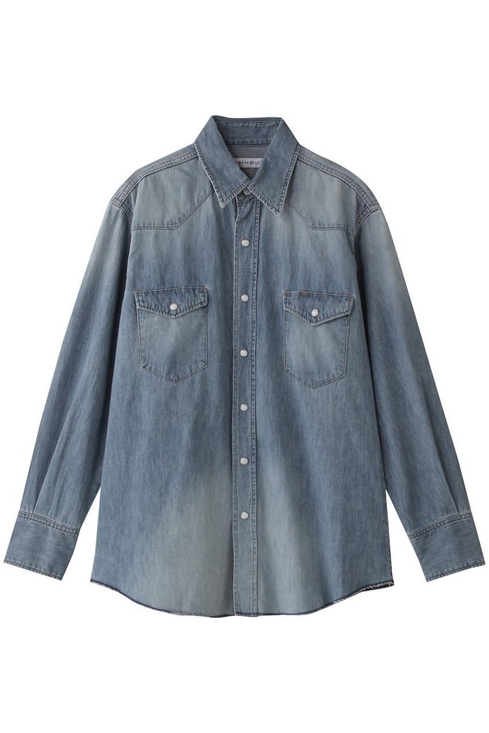 【マイ ウィークネス/MY WEAKNESS】のBilly Shirt インテリア・キッズ・メンズ・レディースファッション・服の通販 founy(ファニー) https://founy.com/ ファッション Fashion レディースファッション Ladies' Fashion Online トップス・カットソー Tops/Tshirt シャツ/ブラウス Shirts/Blouses クラシック Classic シンプル Simple スリーブ Sleeve デニム Denim バランス Balance フラップ Flap ポケット Pocket ヨーク Yoke ロング Long 人気 Popularity 今季 This Season 再入荷 Restock/Back In Stock/Re Arrival |ID: prp329100004570123 ipo3291000000032335238