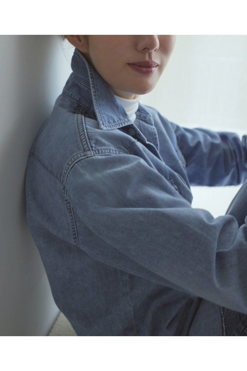 【マイ ウィークネス/MY WEAKNESS】のBilly Shirt 人気、トレンドファッション・服の通販 founy(ファニー) 　ファッション　Fashion　レディースファッション　WOMEN　トップス・カットソー　Tops/Tshirt　シャツ/ブラウス　Shirts/Blouses　クラシック　Classic　ショート　Short　シンプル　Simple　スリーブ　Sleeve　デニム　Denim　バランス　Balance　フラップ　Flap　ポケット　Pocket　ヨーク　Yoke　人気　Popularity　今季　This Season　NEW・新作・新着・新入荷　New Arrivals　other-7|ID: prp329100004570123 ipo3291000000032335245