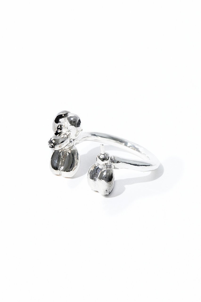 【メゾンドパルス/MAISON DPULSE】のDogs charm long リング インテリア・キッズ・メンズ・レディースファッション・服の通販 founy(ファニー) 　ファッション　Fashion　レディースファッション　WOMEN　シンプル　Simple　バルーン　Balloon　モチーフ　Motif　NEW・新作・新着・新入荷　New Arrivals　犬　Dog　シルバー|ID: prp329100004570128 ipo3291000000032335280