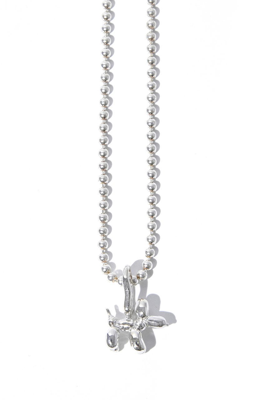 【メゾンドパルス/MAISON DPULSE】のDogs charm ネックレス インテリア・キッズ・メンズ・レディースファッション・服の通販 founy(ファニー) 　ファッション　Fashion　レディースファッション　WOMEN　ジュエリー　Jewelry　ネックレス　Necklaces　チェーン　Chain　チャーム　Charm　ネックレス　Necklace　バルーン　Balloon　モチーフ　Motif　NEW・新作・新着・新入荷　New Arrivals　犬　Dog　シルバー|ID: prp329100004570129 ipo3291000000032335283