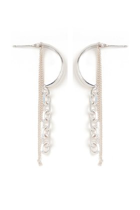 【メゾンドパルス/MAISON DPULSE】 Plate chain ピアス人気、トレンドファッション・服の通販 founy(ファニー) ファッション Fashion レディースファッション Fashion for Women ジュエリー Jewelry ファッションリング Fashion Rings イヤリング・フープ・ドロップタイプ Hoop, Drop & Clip Earrings イヤリング Earrings チェーン Chain, Chain Strap |ID:prp329100004570132