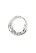 【メゾンドパルス/MAISON DPULSE】のPlate chain リング 人気、トレンドファッション・服の通販 founy(ファニー) ファッション Fashion レディースファッション WOMEN チェーン Chain NEW・新作・新着・新入荷 New Arrivals thumbnail シルバー|ID: prp329100004570134 ipo3291000000032335299