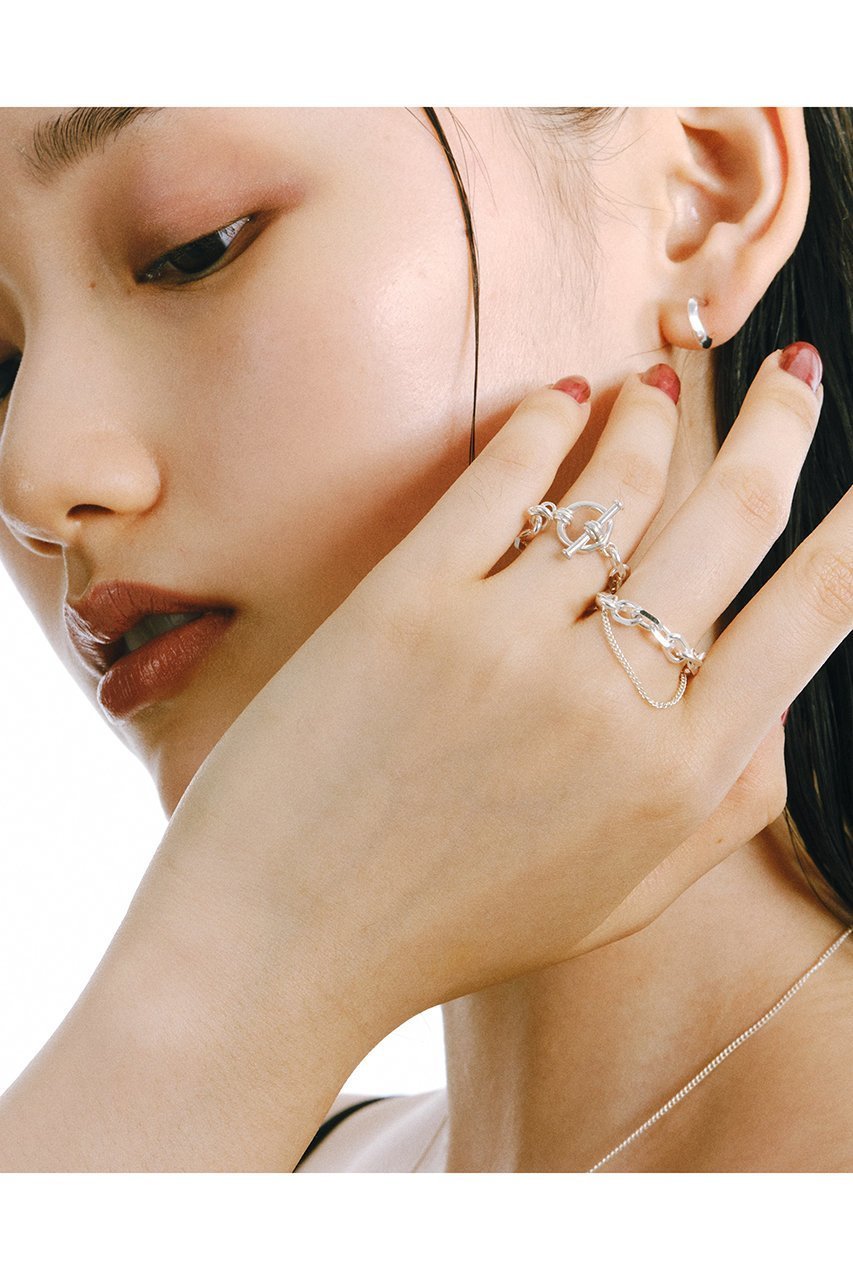 【メゾンドパルス/MAISON DPULSE】のPlate chain リング 人気、トレンドファッション・服の通販 founy(ファニー) 　ファッション　Fashion　レディースファッション　Fashion for Women　ジュエリー　Jewelry　チェーン　Chain, Chain Strap　other-2|ID: prp329100004570134 ipo3291000000035531168