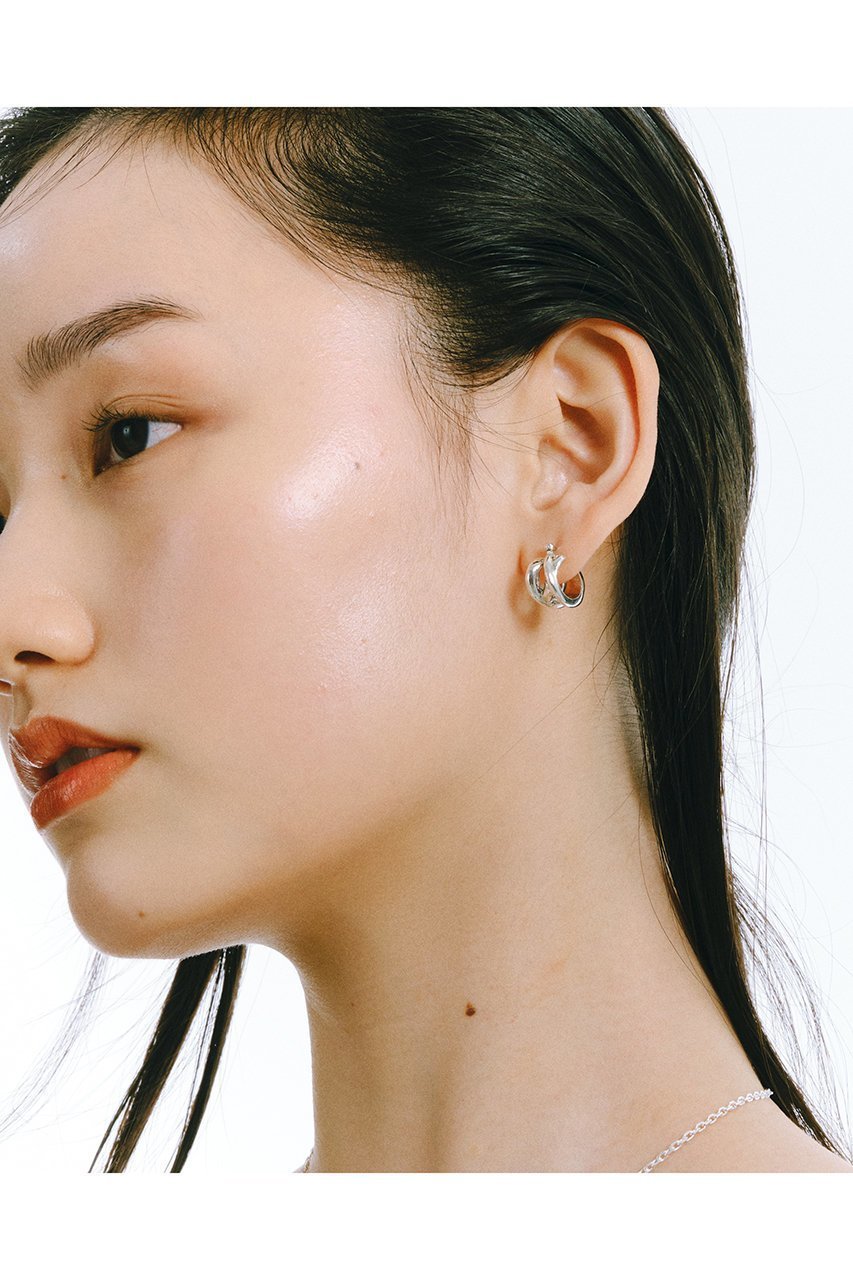 【メゾンドパルス/MAISON DPULSE】のCrossing ピアス 人気、トレンドファッション・服の通販 founy(ファニー) 　ファッション　Fashion　レディースファッション　WOMEN　ジュエリー　Jewelry　リング　Rings　イヤリング　Earrings　イヤリング　Earrings　シルバー　Silver　シンプル　Simple　フォルム　Form　NEW・新作・新着・新入荷　New Arrivals　other-5|ID: prp329100004570139 ipo3291000000032335328