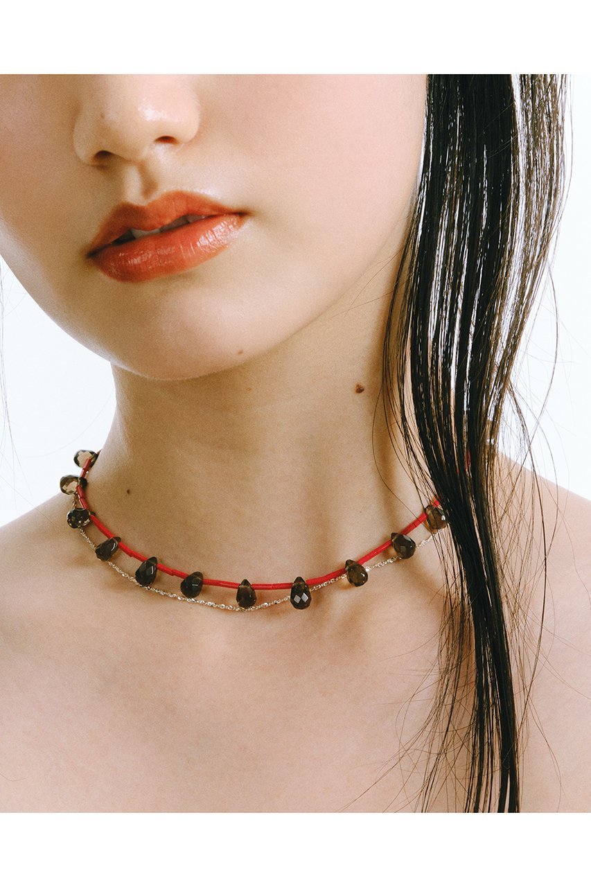 【メゾンドパルス/MAISON DPULSE】のSmokey quartz beads ネックレス 人気、トレンドファッション・服の通販 founy(ファニー) 　ファッション　Fashion　レディースファッション　Fashion for Women　ジュエリー　Jewelry　ネックレス　Necklaces & Pendants　シルバー　Silver, Metallic Silver　シンプル　Simple, Minimal　ストーン　Stone, Gem-Like　ネックレス　Necklace, Pendant Necklace　モダン　Modern, Contemporary　other-2|ID: prp329100004570143 ipo3291000000035531206
