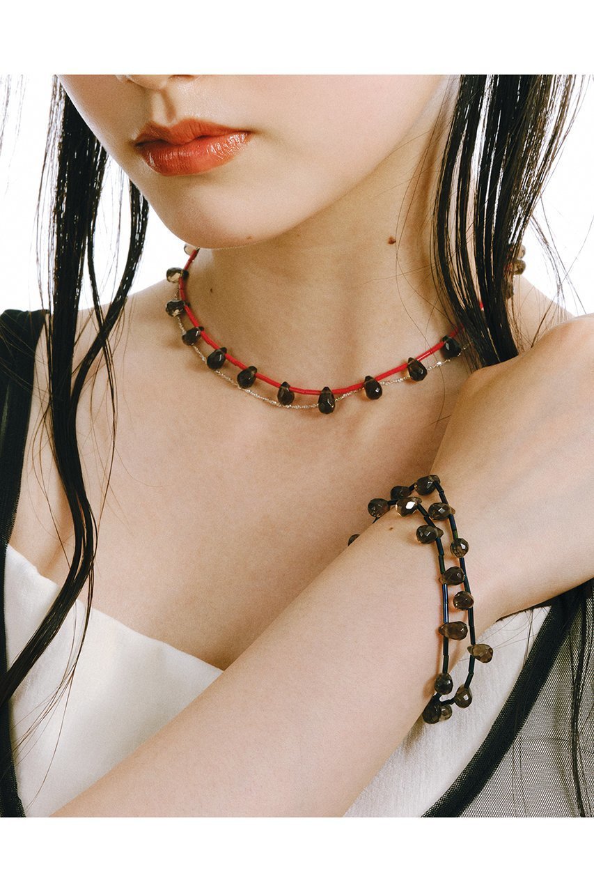【メゾンドパルス/MAISON DPULSE】のSmokey quartz beads ネックレス 人気、トレンドファッション・服の通販 founy(ファニー) 　ファッション　Fashion　レディースファッション　Fashion for Women　ジュエリー　Jewelry　ネックレス　Necklaces & Pendants　シルバー　Silver, Metallic Silver　シンプル　Simple, Minimal　ストーン　Stone, Gem-Like　ネックレス　Necklace, Pendant Necklace　モダン　Modern, Contemporary　other-5|ID: prp329100004570143 ipo3291000000035531209