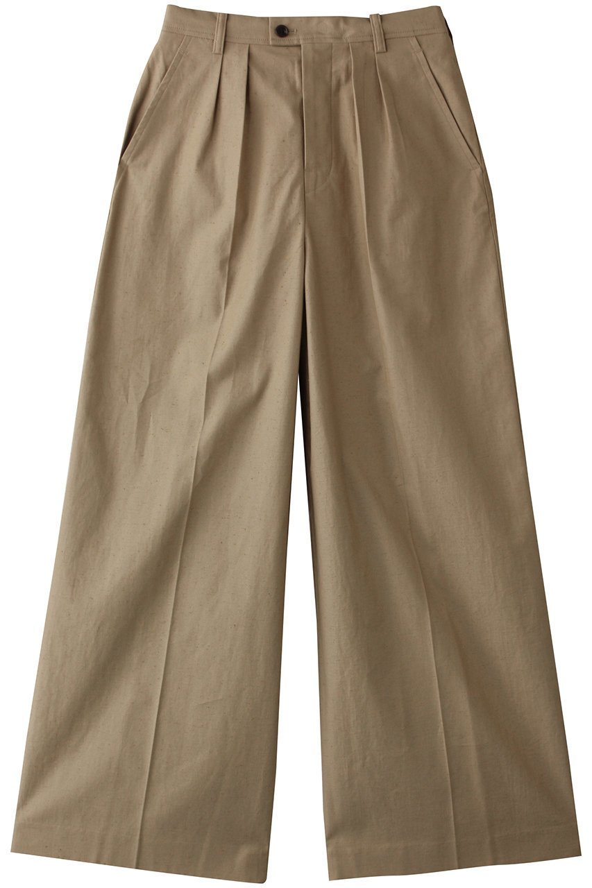 【マイ ウィークネス/MY WEAKNESS】のWide Pantalon インテリア・キッズ・メンズ・レディースファッション・服の通販 founy(ファニー) 　ファッション　Fashion　レディースファッション　WOMEN　パンツ　Pants　おすすめ　Recommend　シンプル　Simple　ツイル　Twill　ネップ　Nep Yarn　バランス　Balance　ベーシック　Basic　リラックス　Relax　ワイド　Wide　エレガント 上品　Elegant　夏　Summer　定番　Standard　NEW・新作・新着・新入荷　New Arrivals　春　Spring　S/S・春夏　Ss・Spring/Summer　BEIGE|ID: prp329100004570158 ipo3291000000032335437