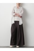 【ヒューエルミュージアム/hueLe Museum】の【STUMBLY】Cross Tack Wide Pants 人気、トレンドファッション・服の通販 founy(ファニー) ファッション Fashion レディースファッション WOMEN パンツ Pants ジャージ Jersey ドレープ Drape パターン Pattern フレア Flare フロント Front マニッシュ Mannish |ID:prp329100004570161
