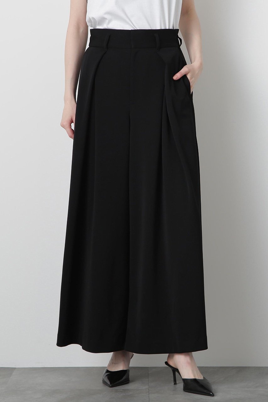 【ヒューエルミュージアム/hueLe Museum】の【STUMBLY】Cross Tack Wide Pants 人気、トレンドファッション・服の通販 founy(ファニー) 　ファッション　Fashion　レディースファッション　WOMEN　パンツ　Pants　ジャージ　Jersey　ドレープ　Drape　パターン　Pattern　フレア　Flare　フロント　Front　マニッシュ　Mannish　NEW・新作・新着・新入荷　New Arrivals　other-3|ID: prp329100004570161 ipo3291000000032335464