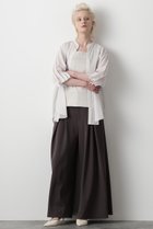 【ヒューエルミュージアム/hueLe Museum】の【STUMBLY】Cross Tack Wide Pants 人気、トレンドファッション・服の通販 founy(ファニー) ファッション Fashion レディースファッション Fashion for Women パンツ Pants & Trousers ドレープ Drape, Draping Fabric パターン Pattern, Design Print フレア Flare, Flared フロント Front, Front Design マニッシュ Mannish, Boyish thumbnail グレー|ID: prp329100004570161 ipo3291000000036555173