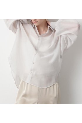 【ヒューエルミュージアム/hueLe Museum】の【STUMBLY】Sheer Volume Sleeve Shirt 人気、トレンドファッション・服の通販 founy(ファニー) ファッション Fashion レディースファッション WOMEN トップス・カットソー Tops/Tshirt シャツ/ブラウス Shirts/Blouses ボリュームスリーブ / フリル袖 Volume Sleeve ギャザー Gather スリーブ Sleeve ドロップ Drop フォルム Form ロング Long エレガント 上品 Elegant |ID:prp329100004570162