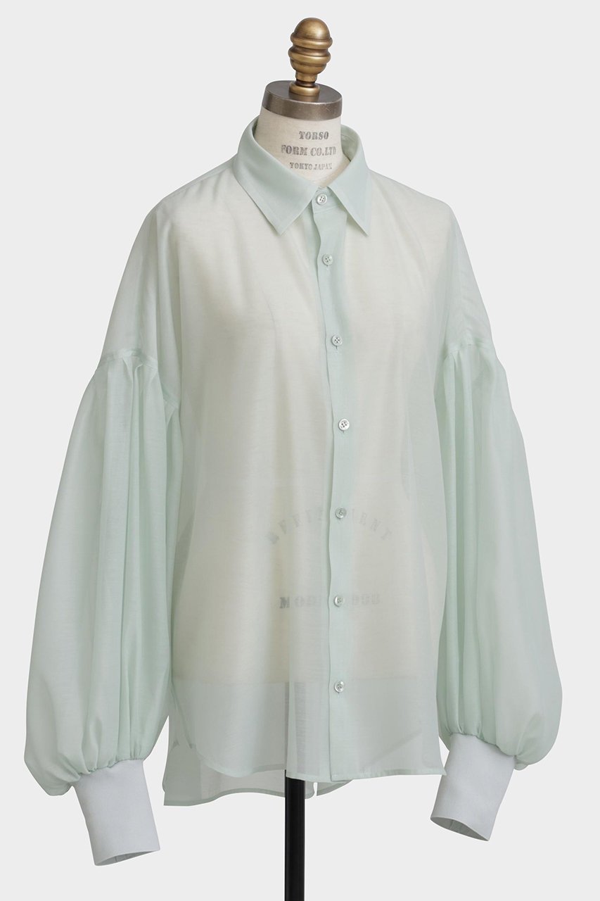 【ヒューエルミュージアム/hueLe Museum】の【STUMBLY】Sheer Volume Sleeve Shirt 人気、トレンドファッション・服の通販 founy(ファニー) ファッション Fashion レディースファッション Fashion for Women トップス・カットソー Cut & Sew Tops シャツ・ブラウス・オフィスカジュアル Elegant Blouses & Button-Ups ボリューム袖・フリルスリーブブラウス Voluminous & Ruffle Sleeves / Puffy Sleeve Tops ギャザー Gathered, Ruffled スリーブ Sleeve, Long Sleeve / Short Sleeve ドロップ Drop Shoulder, Dropped Style フォルム Silhouette, Form ロング Long, Long-Length エレガント 上品 Elegant other-2|ID: prp329100004570162 ipo3291000000035632077