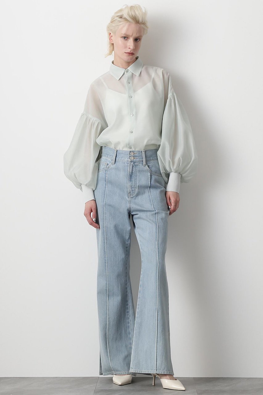 【ヒューエルミュージアム/hueLe Museum】の【STUMBLY】Sheer Volume Sleeve Shirt 人気、トレンドファッション・服の通販 founy(ファニー) ファッション Fashion レディースファッション Fashion for Women トップス・カットソー Cut & Sew Tops シャツ・ブラウス・オフィスカジュアル Elegant Blouses & Button-Ups ボリューム袖・フリルスリーブブラウス Voluminous & Ruffle Sleeves / Puffy Sleeve Tops ギャザー Gathered, Ruffled スリーブ Sleeve, Long Sleeve / Short Sleeve ドロップ Drop Shoulder, Dropped Style フォルム Silhouette, Form ロング Long, Long-Length エレガント 上品 Elegant other-3|ID: prp329100004570162 ipo3291000000035632079