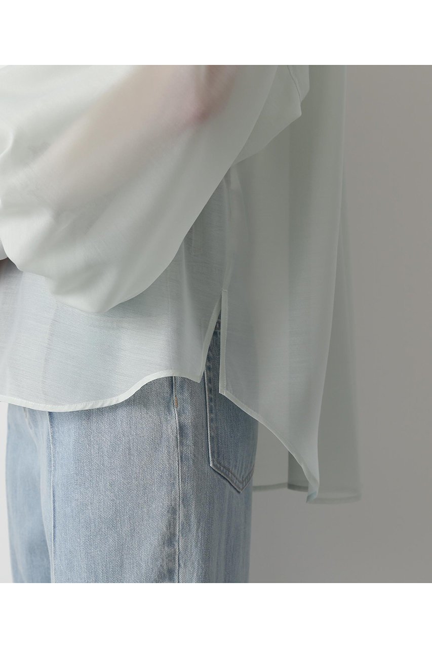 【ヒューエルミュージアム/hueLe Museum】の【STUMBLY】Sheer Volume Sleeve Shirt 人気、トレンドファッション・服の通販 founy(ファニー) ファッション Fashion レディースファッション Fashion for Women トップス・カットソー Cut & Sew Tops シャツ・ブラウス・オフィスカジュアル Elegant Blouses & Button-Ups ボリューム袖・フリルスリーブブラウス Voluminous & Ruffle Sleeves / Puffy Sleeve Tops ギャザー Gathered, Ruffled スリーブ Sleeve, Long Sleeve / Short Sleeve ドロップ Drop Shoulder, Dropped Style フォルム Silhouette, Form ロング Long, Long-Length エレガント 上品 Elegant other-8|ID: prp329100004570162 ipo3291000000035632088