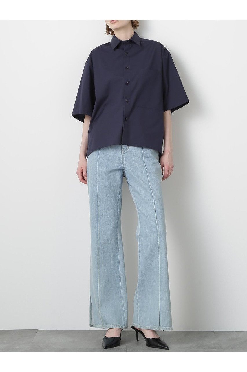 【ヒューエルミュージアム/hueLe Museum】の【STUMBLY】Half Sleeve Shirt 人気、トレンドファッション・服の通販 founy(ファニー) 　ファッション　Fashion　レディースファッション　WOMEN　トップス・カットソー　Tops/Tshirt　シャツ/ブラウス　Shirts/Blouses　ショート　Short　シンプル　Simple　スリーブ　Sleeve　タイプライター　Typewriter　other-3|ID: prp329100004570163 ipo3291000000032335482