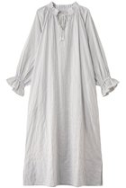 【ナナデコール/nanadecor】のユーカリストライプタッセルワンピース 人気、トレンドファッション・服の通販 founy(ファニー) ファッション Fashion レディースファッション WOMEN ワンピース Dress チュニック Tunic ギャザー Gather サマー Summer ストライプ Stripe タッセル Tassel チュニック Tunic フェミニン Feminine フリル Frills ロング Long NEW・新作・新着・新入荷 New Arrivals thumbnail ライトブルー|ID: prp329100004570174 ipo3291000000032335732