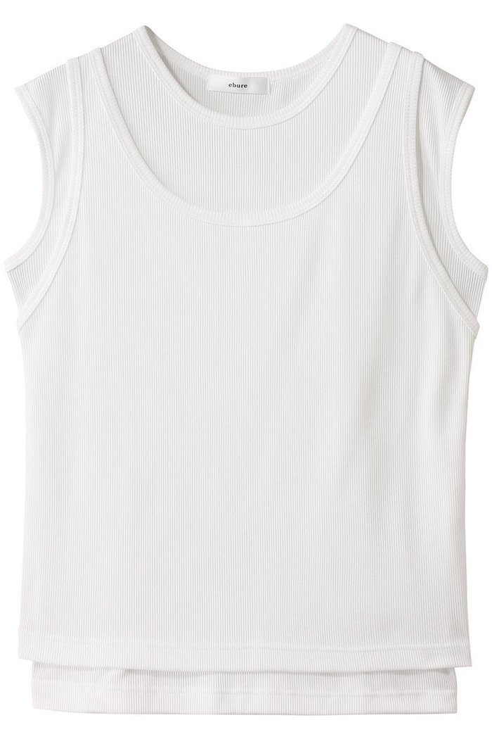 【エブール/ebure】のブライトテレコ レイヤードトップス インテリア・キッズ・メンズ・レディースファッション・服の通販 founy(ファニー) https://founy.com/ ファッション Fashion レディースファッション Fashion for Women トップス・カットソー Cut & Sew Tops キャミソール&ノースリーブ Camisoles & Sleeveless Tops シャツ・ブラウス・オフィスカジュアル Elegant Blouses & Button-Ups ロングTシャツ・Tシャツ Longline T-Shirts & Tees カットソー・ベーシックTシャツ Cut-and-Sewn Tops / Stretch Tees & Basics 2025年 2025 2025-2026秋冬・A/W Autumn/Winter 2025–26 AW25–26 おすすめ Recommended / Our Picks キャミソール Camisole, Spaghetti Strap Top スリーブ Sleeve, Long Sleeve / Short Sleeve タンク Tank Top, Sleeveless Top テレコ Ribbed, Rib Stitch バランス Balance, Style Balance フレンチ French, French Style 再入荷 Restock / Back in Stock A/W・秋冬 Autumn/Winter |ID: prp329100004571496 ipo3291000000032347106