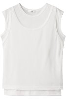 【エブール/ebure】のブライトテレコ レイヤードトップス 人気、トレンドファッション・服の通販 founy(ファニー) ファッション Fashion レディースファッション Ladies' Fashion Online トップス・カットソー Tops/Tshirt キャミソール / ノースリーブ No Sleeves シャツ/ブラウス Shirts/Blouses ロング / Tシャツ T-Shirts カットソー Cut and Sewn 2025年 2025 おすすめ Recommend キャミソール Camisole スリーブ Sleeve タンク Tank テレコ Tereko バランス Balance フレンチ French A/W・秋冬 Aw・Autumn/Winter・Fw・Fall-Winter |ID:prp329100004571496