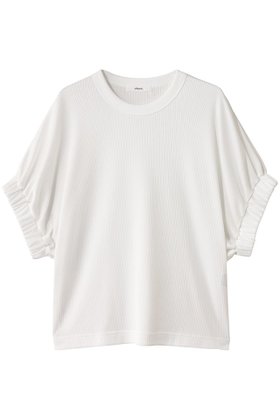 【エブール/ebure】 【6/6 0:00販売開始】ブライトテレコ ギャザーカットソー人気、トレンドファッション・服の通販 founy(ファニー) ファッション Fashion レディースファッション WOMEN トップス・カットソー Tops/Tshirt シャツ/ブラウス Shirts/Blouses ロング / Tシャツ T-Shirts カットソー Cut and Sewn 2025年 2025 おすすめ Recommend カットソー Cut And Sew ギャザー Gather ショート Short スリーブ Sleeve テレコ Tereko ブラウジング Browsing ボトム Bottom A/W・秋冬 Aw・Autumn/Winter・Fw・Fall-Winter |ID:prp329100004571497