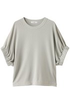 【エブール/ebure】の【6/6 0:00販売開始】ブライトテレコ ギャザーカットソー 人気、トレンドファッション・服の通販 founy(ファニー) ファッション Fashion レディースファッション WOMEN トップス・カットソー Tops/Tshirt シャツ/ブラウス Shirts/Blouses ロング / Tシャツ T-Shirts カットソー Cut and Sewn 2025年 2025 おすすめ Recommend カットソー Cut And Sew ギャザー Gather ショート Short スリーブ Sleeve テレコ Tereko ブラウジング Browsing ボトム Bottom A/W・秋冬 Aw・Autumn/Winter・Fw・Fall-Winter thumbnail ライトグリーン|ID: prp329100004571497 ipo3291000000032347118
