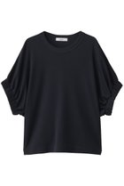 【エブール/ebure】の【6/6 0:00販売開始】ブライトテレコ ギャザーカットソー 人気、トレンドファッション・服の通販 founy(ファニー) ファッション Fashion レディースファッション WOMEN トップス・カットソー Tops/Tshirt シャツ/ブラウス Shirts/Blouses ロング / Tシャツ T-Shirts カットソー Cut and Sewn 2025年 2025 おすすめ Recommend カットソー Cut And Sew ギャザー Gather ショート Short スリーブ Sleeve テレコ Tereko ブラウジング Browsing ボトム Bottom A/W・秋冬 Aw・Autumn/Winter・Fw・Fall-Winter thumbnail ネイビー|ID: prp329100004571497 ipo3291000000032347119