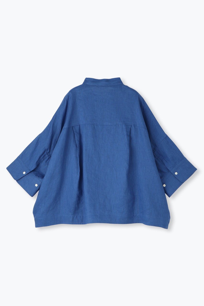 【レリル/lelill】のリネンワイドシャツ 人気、トレンドファッション・服の通販 founy(ファニー) 　ファッション　Fashion　レディースファッション　Fashion for Women　トップス・カットソー　Cut & Sew Tops　シャツ・ブラウス・オフィスカジュアル　Elegant Blouses & Button-Ups　ショート　Short, Short Length　スリーブ　Sleeve, Long Sleeve / Short Sleeve　リネン　Linen, Linen Fabric　ワイド　Wide, Wide Fit　再入荷　Restock / Back in Stock　夏　Summer　定番　Standard, Basic Item　other-2|ID: prp329100004571499 ipo3291000000032347138