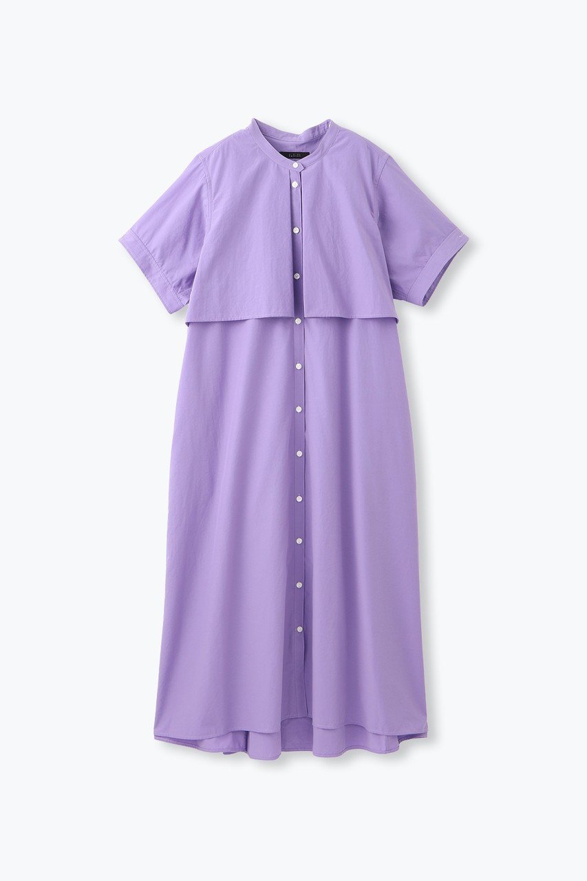【レリル/lelill】のバックタックフラップOP インテリア・キッズ・メンズ・レディースファッション・服の通販 founy(ファニー) 　ファッション　Fashion　レディースファッション　Fashion for Women　ワンピース　Dresses　チュニック　Tunic Tops & Dresses　チュニック　Tunic, Long Top　フラップ　Flap, Flap Pocket　フロント　Front, Front Design　ポケット　Pocket, Pocket Detail　軽量　Lightweight, Ultra Light　パープル|ID: prp329100004571501 ipo3291000000032347157