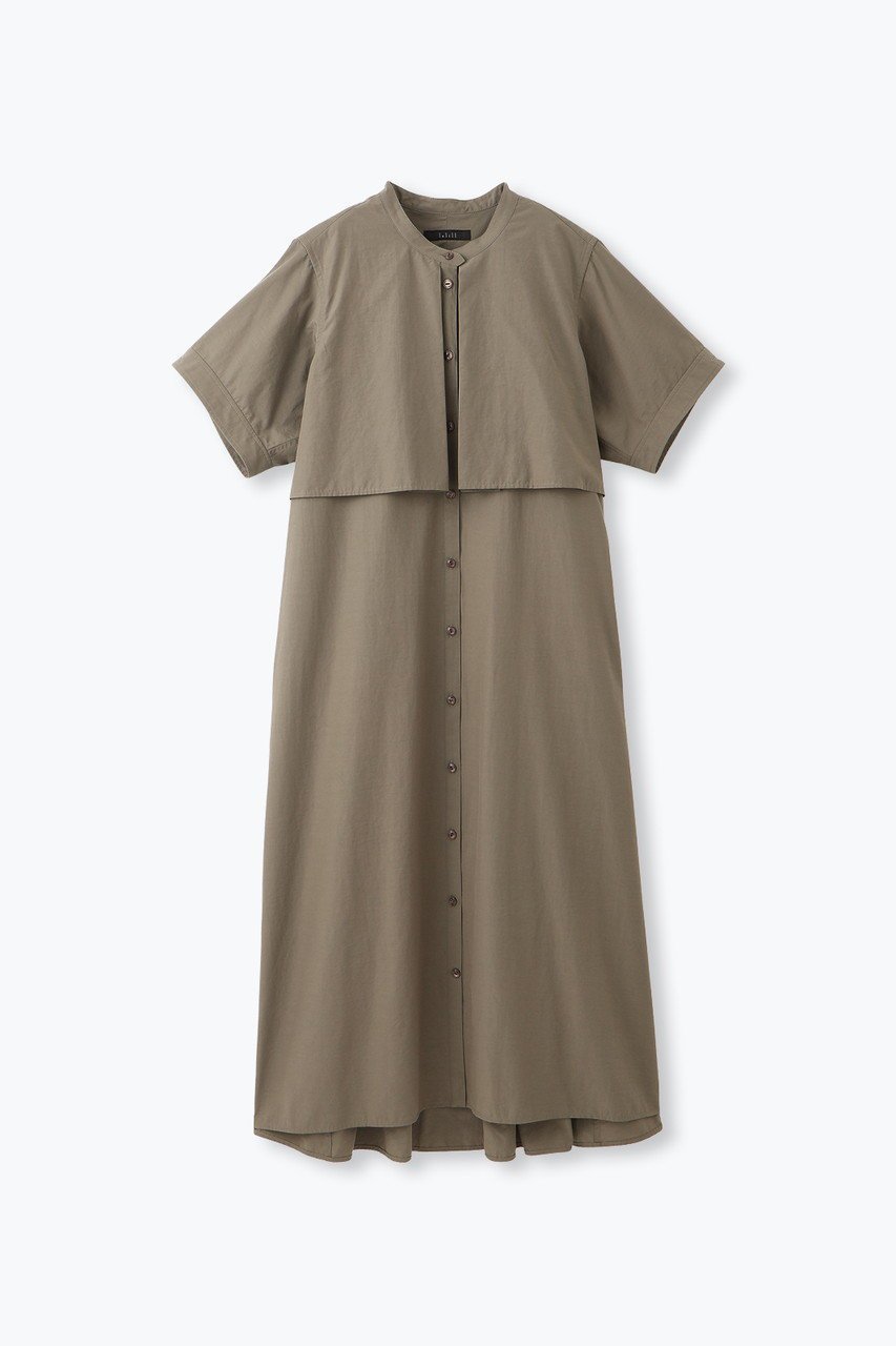 【レリル/lelill】のバックタックフラップOP インテリア・キッズ・メンズ・レディースファッション・服の通販 founy(ファニー) 　ファッション　Fashion　レディースファッション　Fashion for Women　ワンピース　Dresses　チュニック　Tunic Tops & Dresses　チュニック　Tunic, Long Top　フラップ　Flap, Flap Pocket　フロント　Front, Front Design　ポケット　Pocket, Pocket Detail　軽量　Lightweight, Ultra Light　カーキ|ID: prp329100004571501 ipo3291000000032347158