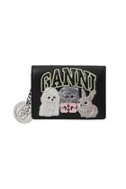 【ガニー/GANNI】のGanni Bou カード ホルダー ウィズ フラップ アニマル ブラック|ID: prp329100004571507 ipo3291000000032347199