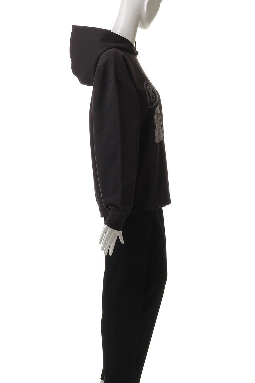 【ガニー/GANNI】のIsoli オーバーサイズ アニマル クロップ フーディー 人気、トレンドファッション・服の通販 founy(ファニー) 　ファッション　Fashion　レディースファッション　Fashion for Women　トップス・カットソー　Cut & Sew Tops　シャツ・ブラウス・オフィスカジュアル　Elegant Blouses & Button-Ups　レディースパーカー・カジュアルフーディー　Casual Hoodies & Sweatshirts　ロングTシャツ・Tシャツ　Longline T-Shirts & Tees　スウェット・クルーネックトップス　Sweatshirts & Crewnecks / Relaxed Fit Sweat Tops　カットソー・ベーシックTシャツ　Cut-and-Sewn Tops / Stretch Tees & Basics　2025年　2025　2025-2026秋冬・A/W　Autumn/Winter 2025–26 AW25–26　おすすめ　Recommended / Our Picks　アニマル　Animal Print　スラックス　Slacks, Dress Pants　デニム　Denim, Jeans Material　ボトム　Bottoms, Lower Wear　A/W・秋冬　Autumn/Winter　other-3|ID: prp329100004571509 ipo3291000000032347213