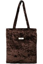 【ウーア/Uhr】の【Friendship Projects】バイカラー ベロアトートバッグ ブラウン×ブラック|ID: prp329100004571515 ipo3291000000036024545