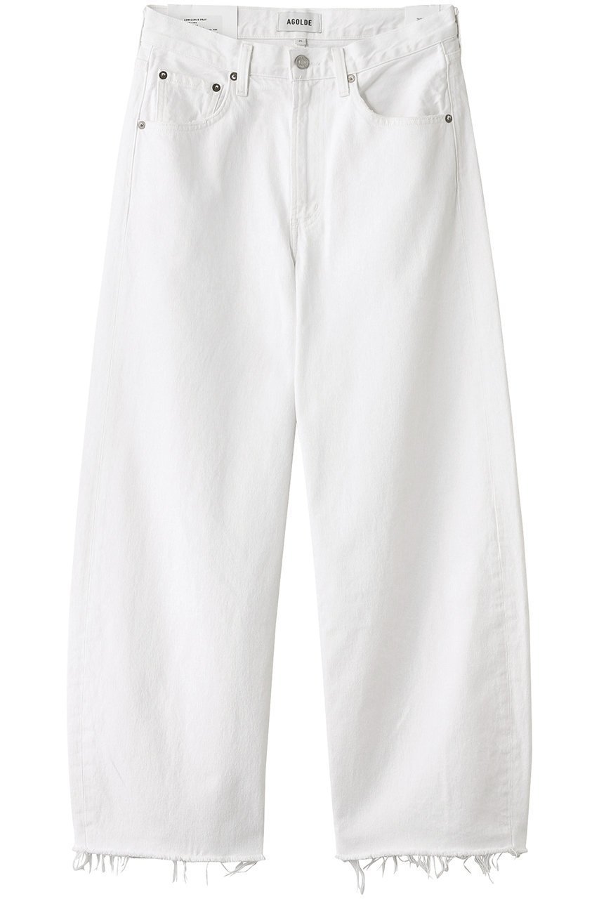 【シチズンズ オブ ヒューマニティー/CITIZENS OF HUMANITY】の【AGOLDE】LOW CURVE FRAY デニムパンツ 人気、トレンドファッション・服の通販 founy(ファニー) 　ファッション　Fashion　レディースファッション　Fashion for Women　パンツ　Pants & Trousers　デニムパンツ・ジーンズ・美脚デニム　Denim Jeans & Pants　デニム　Denim, Jeans Material　バランス　Balance, Style Balance　再入荷　Restock / Back in Stock　定番　Standard, Basic Item　 other-1|ID: prp329100004571518 ipo3291000000036200960