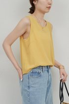 【ガリャルダガランテ/GALLARDAGALANTE】の【セットアップ対応】ジャージータンクトップ 人気、トレンドファッション・服の通販 founy(ファニー) ファッション Fashion レディースファッション WOMEN トップス・カットソー Tops/Tshirt キャミソール / ノースリーブ No Sleeves シャツ/ブラウス Shirts/Blouses ロング / Tシャツ T-Shirts カットソー Cut and Sewn おすすめ Recommend キャミソール Camisole ジャージー Jersey セットアップ Set Up タンク Tank ダウン Down デニム Denim 夏 Summer NEW・新作・新着・新入荷 New Arrivals thumbnail イエロー|ID: prp329100004571531 ipo3291000000032347381