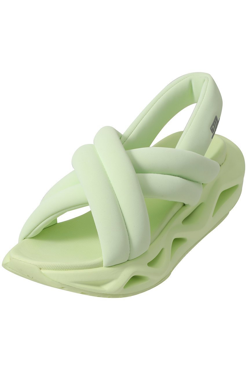 【スティーブマデン/STEVE MADDEN】のHURDLE 2 クロスベルトクッションサンダル インテリア・キッズ・メンズ・レディースファッション・服の通販 founy(ファニー) 　ファッション　Fashion　レディースファッション　Fashion for Women　ベルト&ウエストマーク　Belts & Waist Accessories　サンダル　Sandals, Summer Shoes　フォルム　Silhouette, Form　フロント　Front, Front Design　ライム|ID: prp329100004571532 ipo3291000000035058892