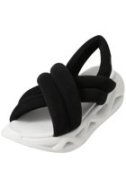 【スティーブマデン/STEVE MADDEN】のHURDLE 2 クロスベルトクッションサンダル ブラック/ホワイト|ID: prp329100004571532 ipo3291000000036139676