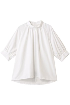 【ミディウミソリッド/MIDIUMISOLID】 h/neck gathered blouse.S ブラウス人気、トレンドファッション・服の通販 founy(ファニー) ファッション Fashion レディースファッション WOMEN トップス・カットソー Tops/Tshirt シャツ/ブラウス Shirts/Blouses ショート Short シンプル Simple ジャケット Jacket スリーブ Sleeve ハイネック High Neck パーティ Party NEW・新作・新着・新入荷 New Arrivals |ID:prp329100004571534