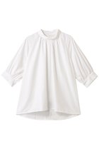 【ミディウミソリッド/MIDIUMISOLID】のh/neck gathered blouse.S ブラウス 人気、トレンドファッション・服の通販 founy(ファニー) ファッション Fashion レディースファッション WOMEN トップス・カットソー Tops/Tshirt シャツ/ブラウス Shirts/Blouses ショート Short シンプル Simple ジャケット Jacket スリーブ Sleeve ハイネック High Neck パーティ Party NEW・新作・新着・新入荷 New Arrivals thumbnail off white|ID: prp329100004571534 ipo3291000000032347433