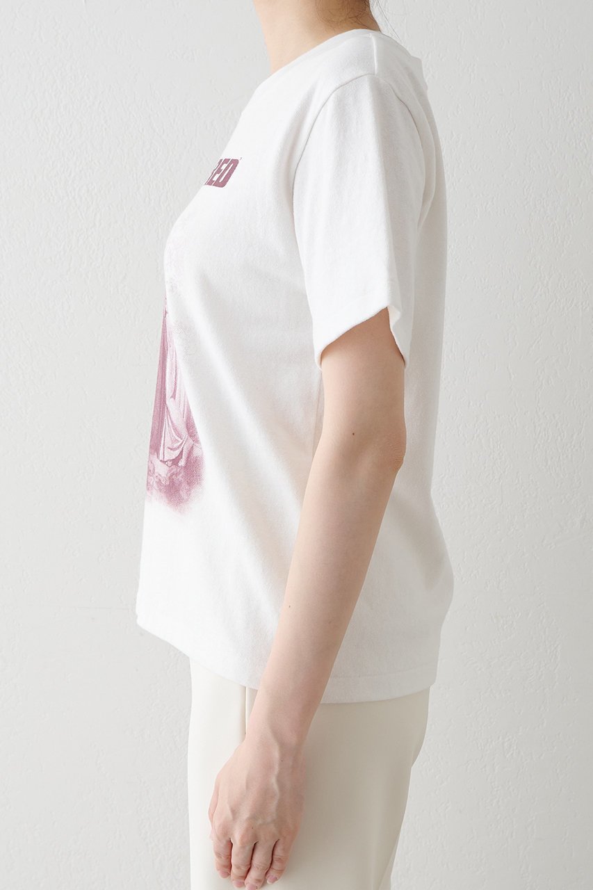 【ウィムガゼット/Whim Gazette】の【GEMINI】プリントTEE 人気、トレンドファッション・服の通販 founy(ファニー) 　ファッション　Fashion　レディースファッション　Fashion for Women　トップス・カットソー　Cut & Sew Tops　シャツ・ブラウス・オフィスカジュアル　Elegant Blouses & Button-Ups　ロングTシャツ・Tシャツ　Longline T-Shirts & Tees　カットソー・ベーシックTシャツ　Cut-and-Sewn Tops / Stretch Tees & Basics　インナー　Innerwear　コンパクト　Compact, Small Size　ショート　Short, Short Length　ジャケット　Jacket, Outerwear　スリーブ　Sleeve, Long Sleeve / Short Sleeve　プリント　Print, Printed Pattern　ベーシック　Basic, Essential　ロング　Long, Long-Length　other-8|ID: prp329100004571544 ipo3291000000032475443