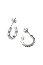 【カドー/CADEAUX】のシルバースタッズフープ ピアス シルバー|ID:prp329100004571547