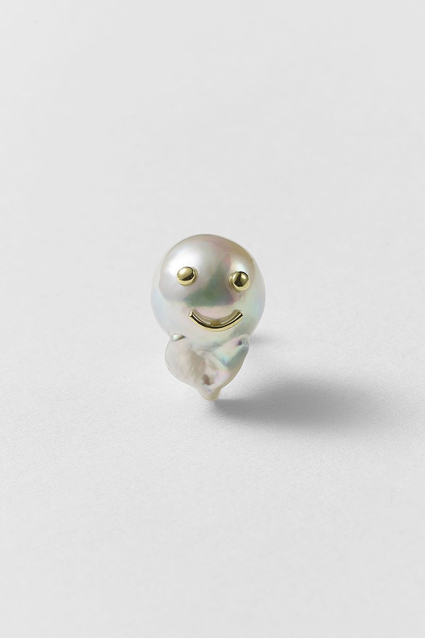 【カドー/CADEAUX】のミニオバケちゃんシングルピアス(片耳用) 人気、トレンドファッション・服の通販 founy(ファニー) 　ファッション　Fashion　レディースファッション　Fashion for Women　ジュエリー　Jewelry　ファッションリング　Fashion Rings　イヤリング・フープ・ドロップタイプ　Hoop, Drop & Clip Earrings　イヤリング　Earrings　イヤーカフ　Ear Cuffs　スタッズ　Studs, Metal Accents　バロック　Baroque, Baroque Design　パール　Pearl, Pearl Accent　フォルム　Silhouette, Form　モチーフ　Motif, Design Theme　片耳　One-Ear, Single Earring　other-4|ID: prp329100004571562 ipo3291000000035695563