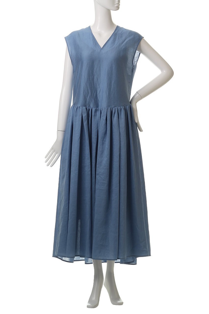 【デパリエ/DEPAREILLE】のウォッシャブルリネンレースアップドレス 人気、トレンドファッション・服の通販 founy(ファニー) 　ファッション　Fashion　レディースファッション　Fashion for Women　ワンピース　Dresses　フォーマル・パーティードレス・結婚式用ドレス　Elegant & Casual Dresses　チュニック　Tunic Tops & Dresses　ギャザー　Gathered, Ruffled　サマー　Summer, Summer Style　シアー　Sheer, See-Through　チュニック　Tunic, Long Top　パーティ　Party, Party Style　リゾート　Resort, Vacation Style　リネン　Linen, Linen Fabric　リボン　Ribbon, Bow　レース　Lace, Lace Fabric　ロング　Long, Long-Length　other-2|ID: prp329100004571569 ipo3291000000036082775