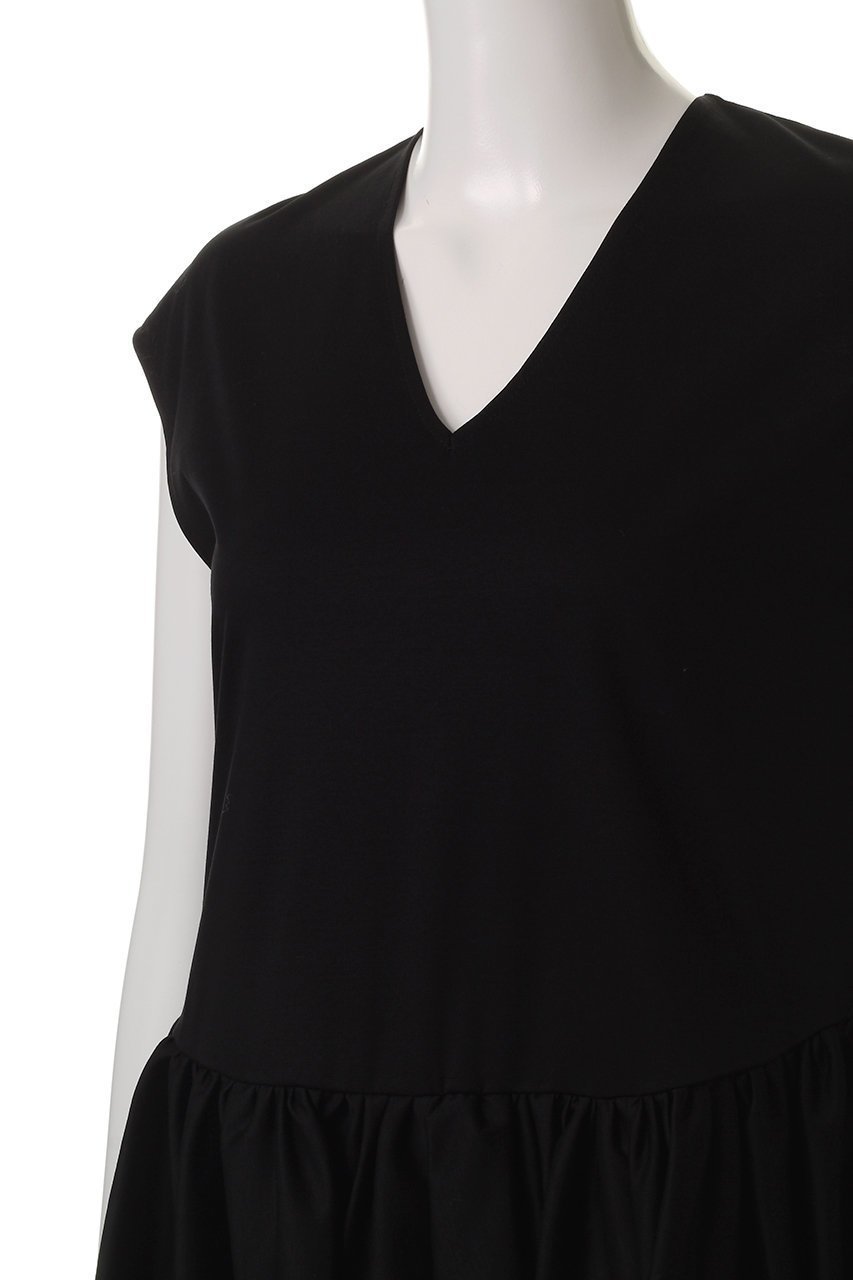 【デパリエ/DEPAREILLE】のコットンノースリーブペプラムトップス 人気、トレンドファッション・服の通販 founy(ファニー) 　ファッション　Fashion　レディースファッション　Fashion for Women　トップス・カットソー　Cut & Sew Tops　キャミソール&ノースリーブ　Camisoles & Sleeveless Tops　シャツ・ブラウス・オフィスカジュアル　Elegant Blouses & Button-Ups　ギャザー　Gathered, Ruffled　ショート　Short, Short Length　スリーブ　Sleeve, Long Sleeve / Short Sleeve　フレア　Flare, Flared　ベスト　Vest, Waistcoat　夏　Summer　other-5|ID: prp329100004571571 ipo3291000000035321103