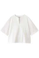 【デパリエ/DEPAREILLE】のコットンストレッチキーネックトップス 人気、トレンドファッション・服の通販 founy(ファニー) ファッション Fashion レディースファッション WOMEN トップス・カットソー Tops/Tshirt シャツ/ブラウス Shirts/Blouses シンプル Simple ストレッチ Stretch スリット Slit スリーブ Sleeve ロング Long エレガント 上品 Elegant NEW・新作・新着・新入荷 New Arrivals |ID:prp329100004571573