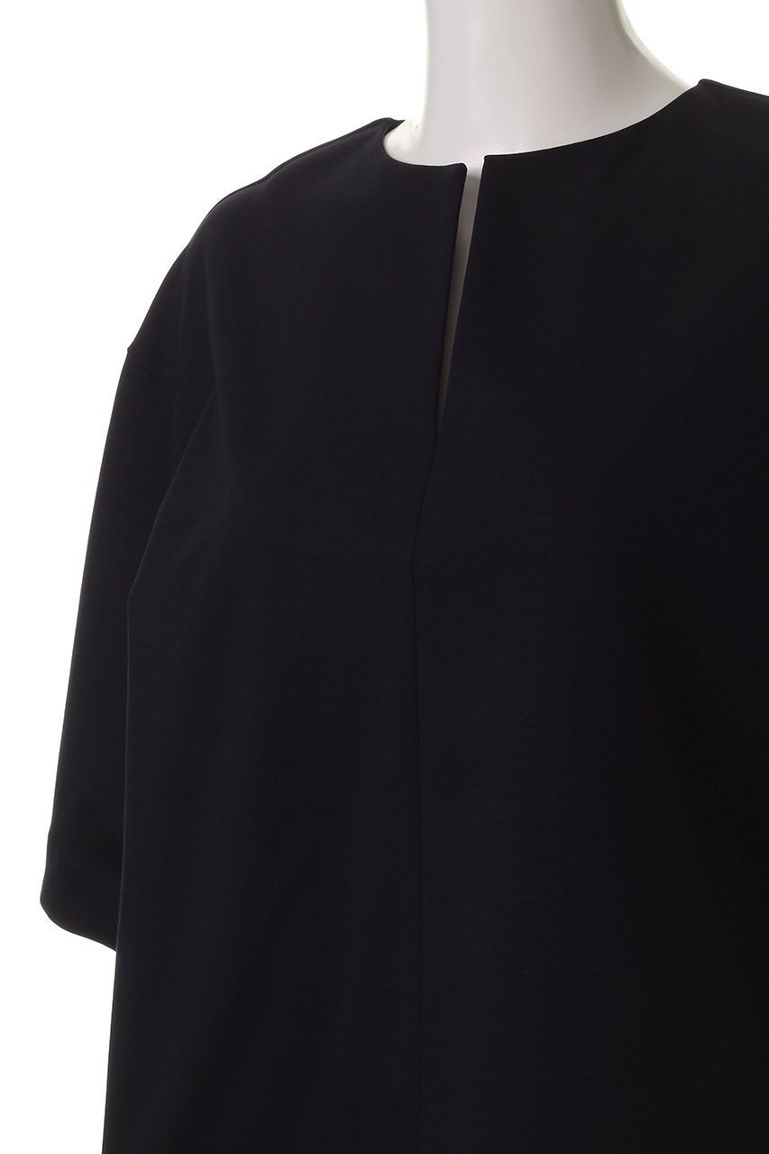 【デパリエ/DEPAREILLE】のコットンストレッチキーネックトップス 人気、トレンドファッション・服の通販 founy(ファニー) 　ファッション　Fashion　レディースファッション　WOMEN　トップス・カットソー　Tops/Tshirt　シャツ/ブラウス　Shirts/Blouses　ショート　Short　シンプル　Simple　ストレッチ　Stretch　スリット　Slit　スリーブ　Sleeve　エレガント 上品　Elegant　NEW・新作・新着・新入荷　New Arrivals　other-5|ID: prp329100004571573 ipo3291000000032347727