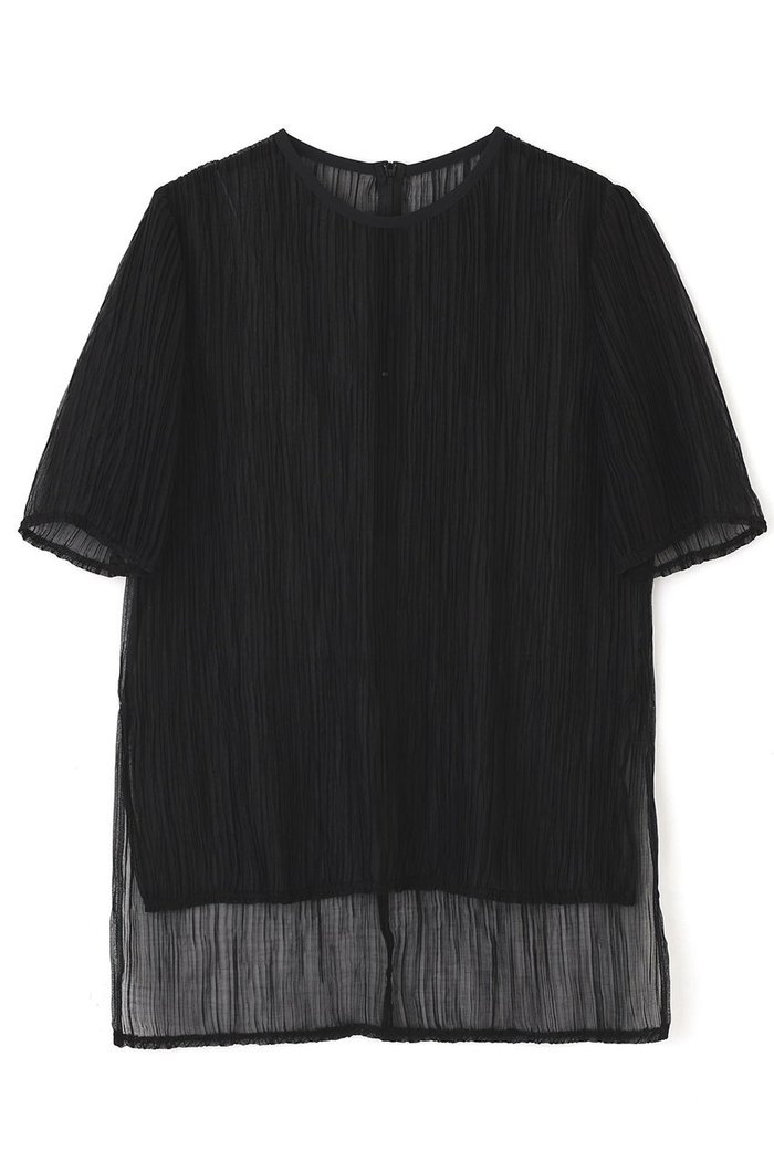 【アドーア/ADORE】のシアーランダムプリーツブラウス インテリア・キッズ・メンズ・レディースファッション・服の通販 founy(ファニー) https://founy.com/ ファッション Fashion レディースファッション Fashion for Women トップス・カットソー Cut & Sew Tops シャツ・ブラウス・オフィスカジュアル Elegant Blouses & Button-Ups おすすめ Recommended / Our Picks インナー Innerwear シアー Sheer, See-Through シフォン Chiffon, Lightweight Fabric ショート Short, Short Length シンプル Simple, Minimal ジャケット Jacket, Outerwear スリーブ Sleeve, Long Sleeve / Short Sleeve セットアップ Set-Up, Coordinated Outfit ドレス Dress, One-Piece ノースリーブ Sleeveless, No-Sleeve フォルム Silhouette, Form プリーツ Pleats, Pleated ベーシック Basic, Essential ランダム Random, Irregular エレガント 上品 Elegant |ID: prp329100004571582 ipo3291000000034990565