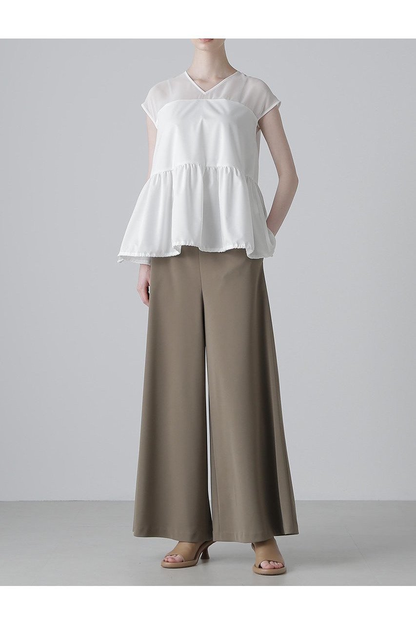 【アドーア/ADORE】のプレーンストレッチブラウス 人気、トレンドファッション・服の通販 founy(ファニー) 　ファッション　Fashion　レディースファッション　WOMEN　トップス・カットソー　Tops/Tshirt　シャツ/ブラウス　Shirts/Blouses　ギャザー　Gather　コンパクト　Compact　シアー　Sheer　ショート　Short　ストレッチ　Stretch　スリーブ　Sleeve　バルーン　Balloon　フレア　Flare　NEW・新作・新着・新入荷　New Arrivals　other-3|ID: prp329100004571587 ipo3291000000032347804