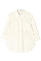 【アドーア/ADORE】のストレッチデシンブラウス 人気、トレンドファッション・服の通販 founy(ファニー) ファッション Fashion レディースファッション Fashion for Women トップス・カットソー Cut & Sew Tops シャツ・ブラウス・オフィスカジュアル Elegant Blouses & Button-Ups コンパクト Compact, Small Size ストレッチ Stretch, Stretchy Fabric スリーブ Sleeve, Long Sleeve / Short Sleeve ドレープ Drape, Draping Fabric バランス Balance, Style Balance ベーシック Basic, Essential ポケット Pocket, Pocket Detail ロング Long, Long-Length 再入荷 Restock / Back in Stock thumbnail ホワイト|ID: prp329100004571589 ipo3291000000034990582
